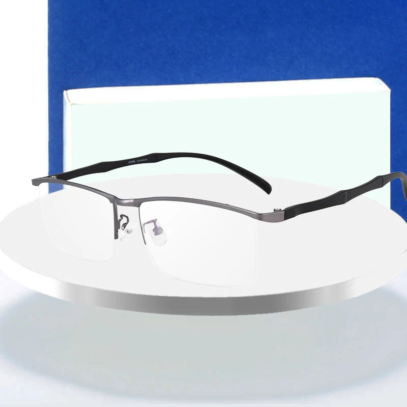 Half Rim Metal Frame Eyewears For Man Business Style Browline Ultra Light Square Shape Myopia Spectacles
Half Rim Metal Frame Eyewears For Man Business Style Browline Ultra Light Square Shape Myopia Spectacles