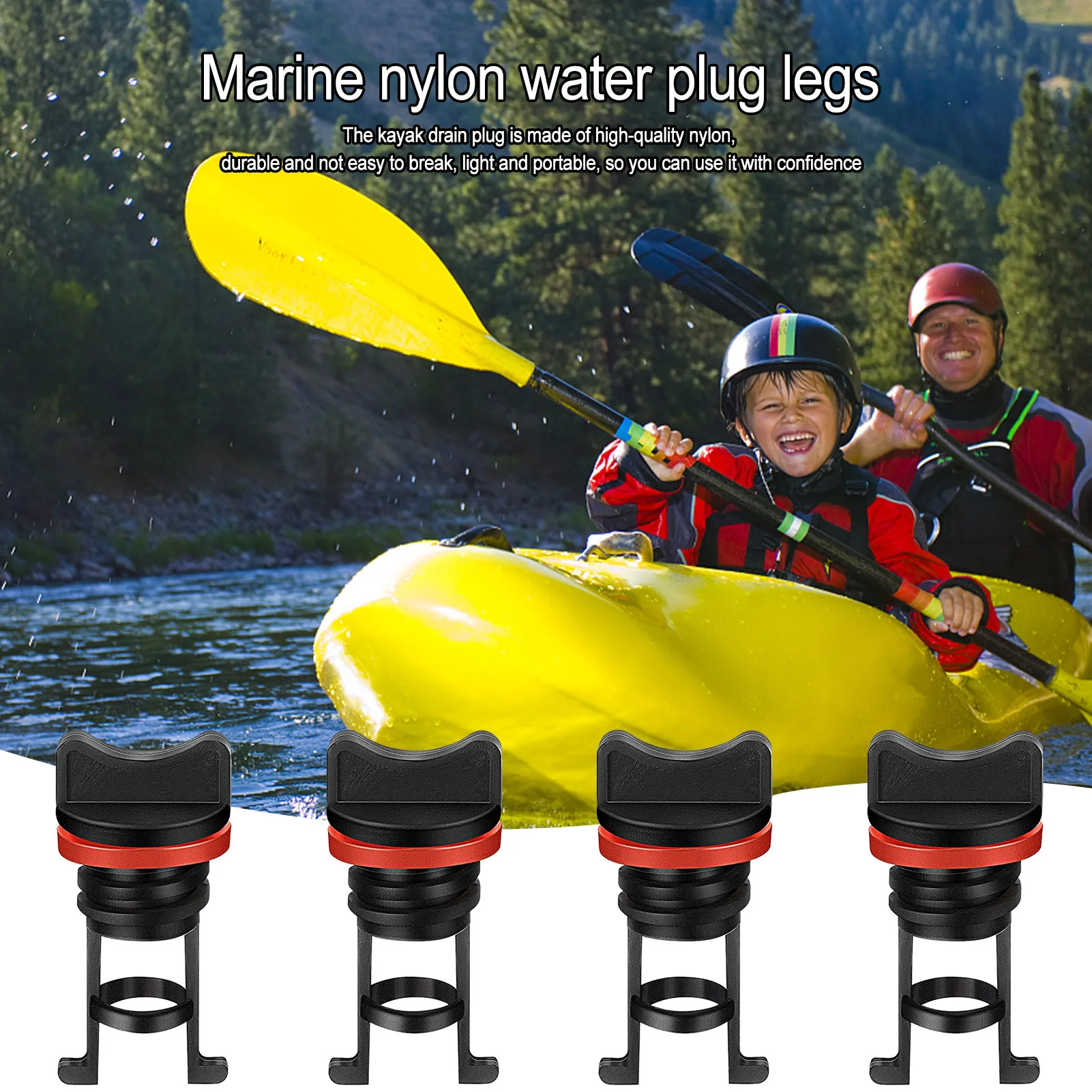 4 Pieces Nylon Kayak Drain Plug Kit Quality Thread Drain Plugs Canoe Boat Hull Thread Drain Plugs For Kayak Dinghy Canoe Greater
4 Pieces Nylon Kayak Drain Plug Kit Quality Thread Drain Plugs Canoe Boat Hull Thread Drain Plugs For Kayak Dinghy Canoe Greater