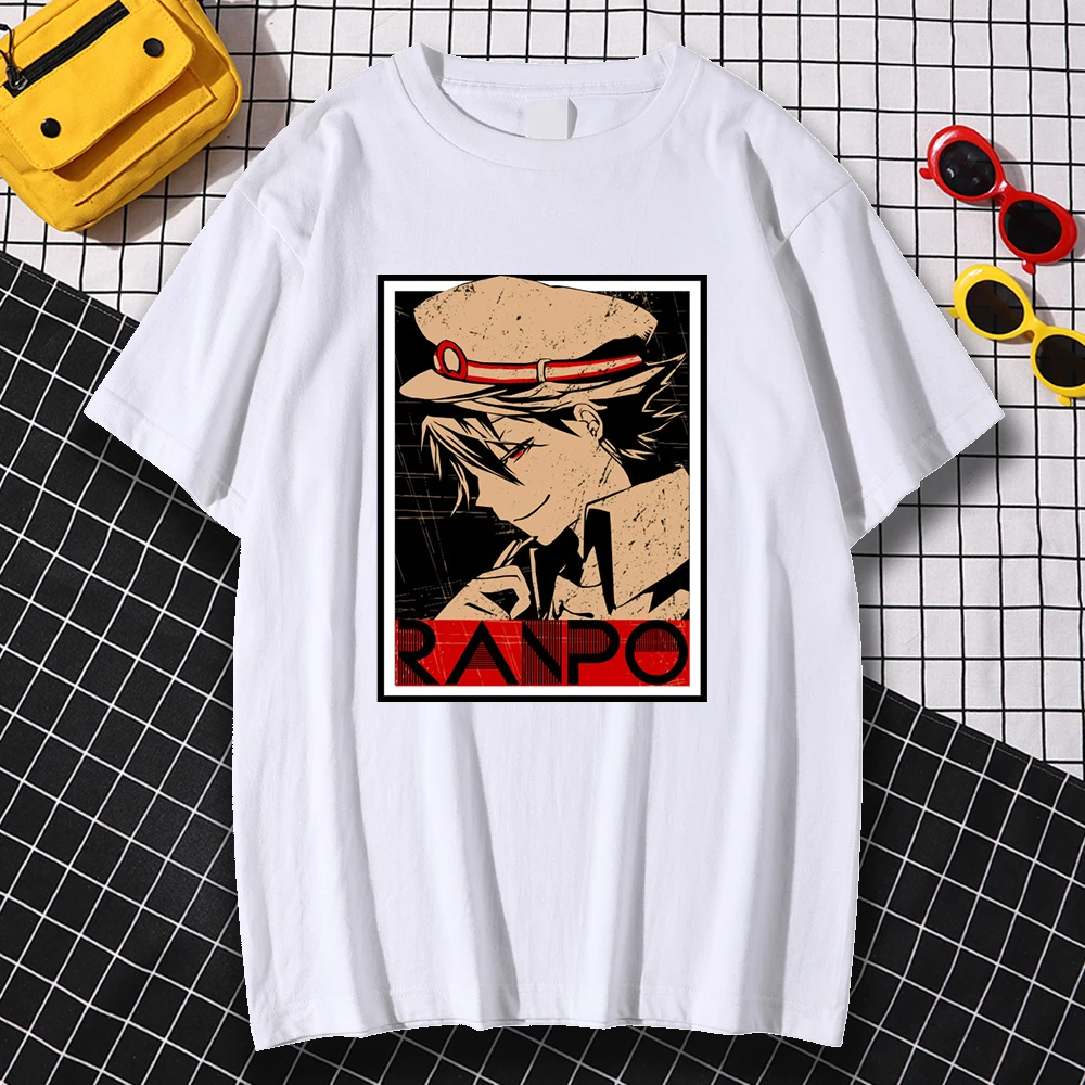 Kohpweran Creativity Quality Ranpo Edogawa Printing Tshirts Mens Casual Traveling Short Sleeves Aesthetic Tee Shirts T-Shirt Men
Kohpweran Creativity Quality Ranpo Edogawa Printing Tshirts Mens Casual Traveling Short Sleeves Aesthetic Tee Shirts T-Shirt Men