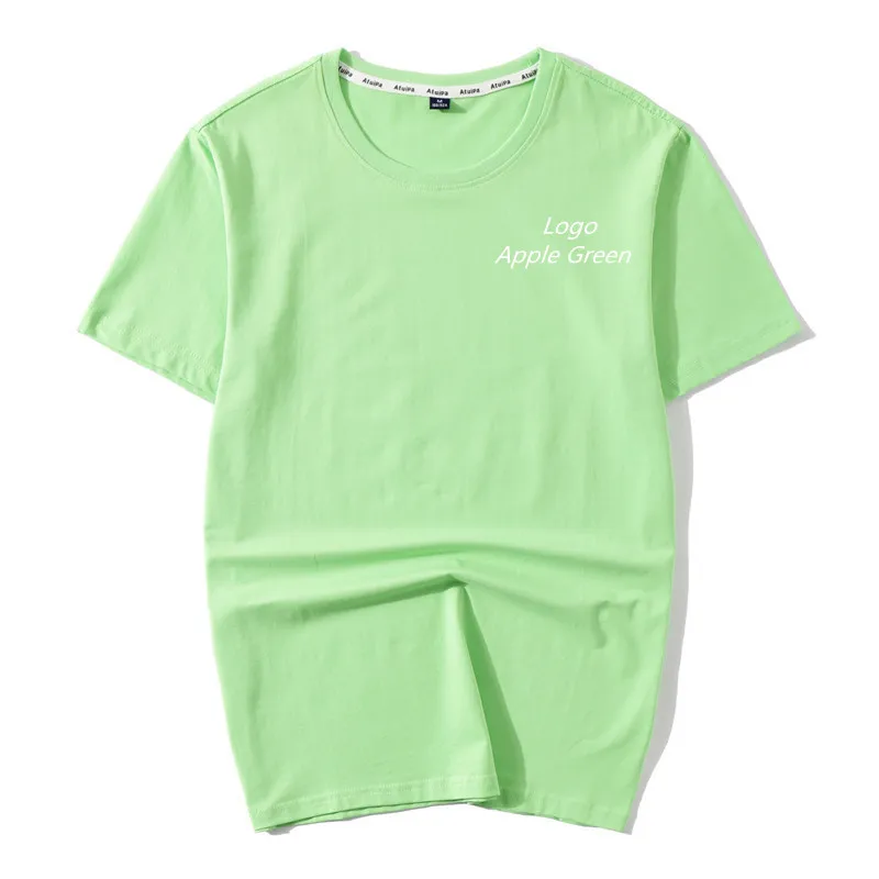 DIY Logo Short Sleeve Solid Color Round Neck T-shirt Tops Customized Print Your Own Design Printed Unisex Tshirt S-4XL
DIY Logo Short Sleeve Solid Color Round Neck T-shirt Tops Customized Print Your Own Design Printed Unisex Tshirt S-4XL