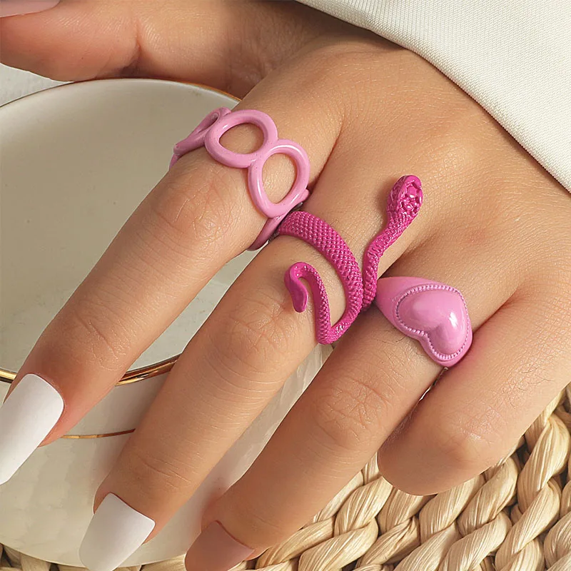 Necklace Sets for Women Metal Snake-shaped Ring Ins Style Creative Fashion Geometric Ring Niche Design Jewelry Women Wholesale
Necklace Sets for Women Metal Snake-shaped Ring Ins Style Creative Fashion Geometric Ring Niche Design Jewelry Women Wholesale