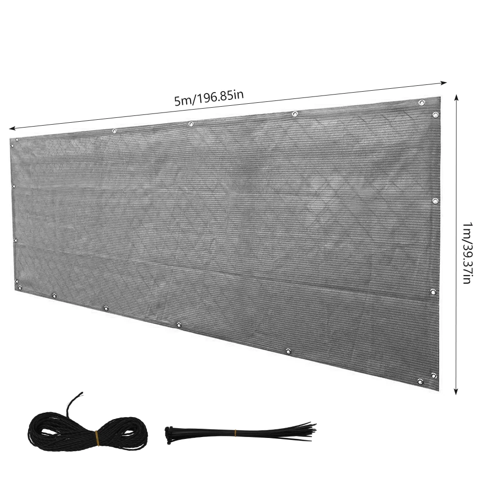 1PC Balcony Fence Net Wind Anti-UV Sunshade Net Shelter Privacy Sunscreen Outdoor Awning Balcony Garden Shade Sails Cover
1PC Balcony Fence Net Wind Anti-UV Sunshade Net Shelter Privacy Sunscreen Outdoor Awning Balcony Garden Shade Sails Cover
