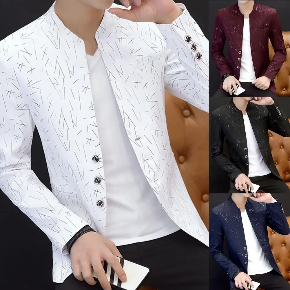 Casual Blazer Fake Pockets Soft Buttons Vintage Print Buttons All Match Blazer Business Blazer for Dating
Casual Blazer Fake Pockets Soft Buttons Vintage Print Buttons All Match Blazer Business Blazer for Dating