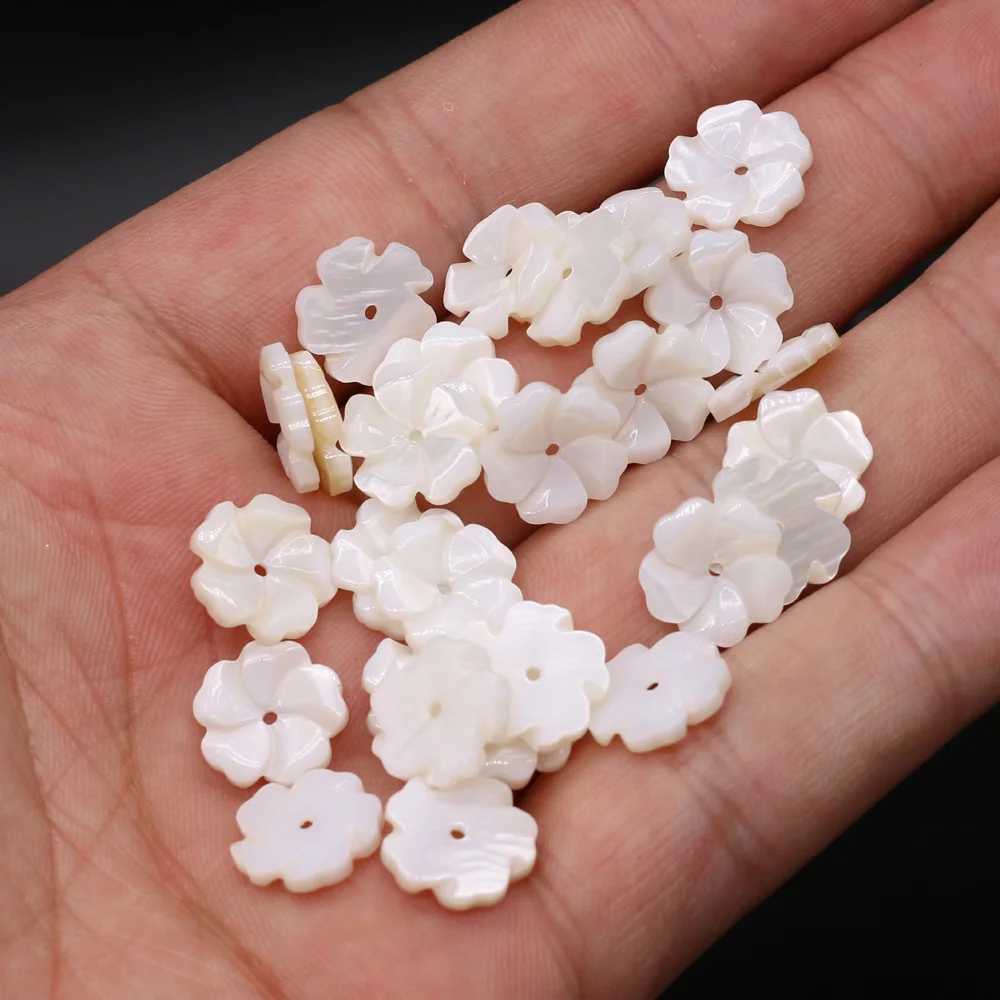 10pcs Natural Shell Flower Beads Charms Natural White Shell Loose Beads For Women Making DIY Jewelry Necklace Accessories Gift
10pcs Natural Shell Flower Beads Charms Natural White Shell Loose Beads For Women Making DIY Jewelry Necklace Accessories Gift
