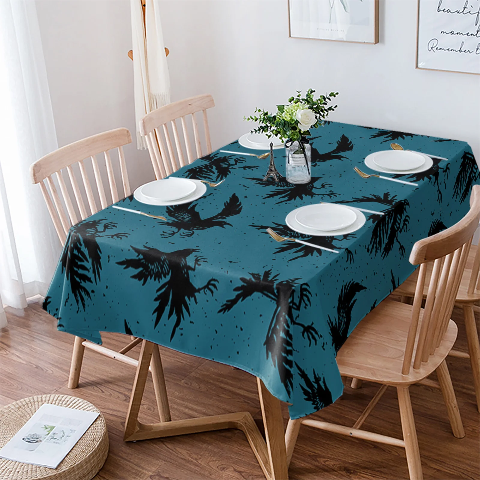 Halloween Crow Silhouette Wedding Party Table Cloth Waterproof Oilproof Dining Table Cover Kitchen Home Decor Tablecloth
Halloween Crow Silhouette Wedding Party Table Cloth Waterproof Oilproof Dining Table Cover Kitchen Home Decor Tablecloth
