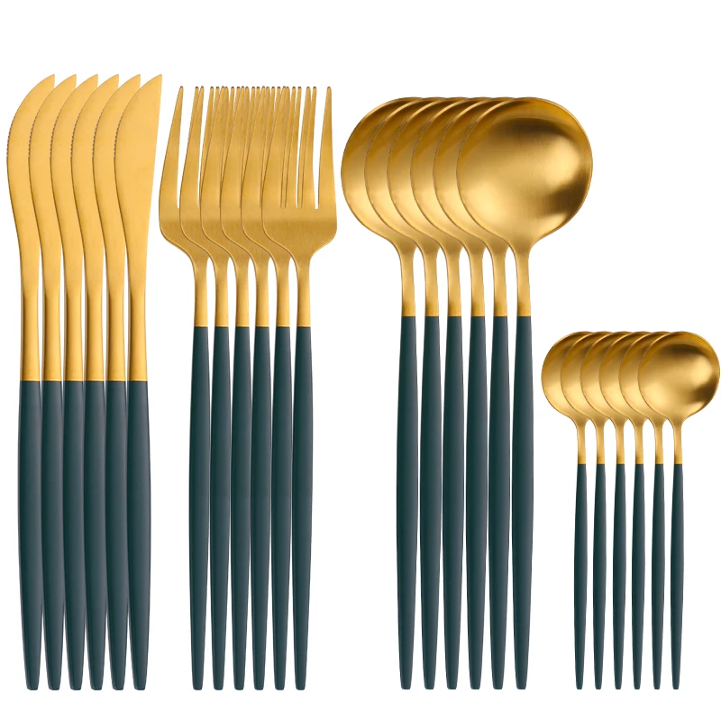 SPKLIFEY Gold Cutlery 24 Pcs Golden Cutlery Set Stainless Steel Dinnerware Set Spoon Set Tableware Forks Knives Spoons New
SPKLIFEY Gold Cutlery 24 Pcs Golden Cutlery Set Stainless Steel Dinnerware Set Spoon Set Tableware Forks Knives Spoons New