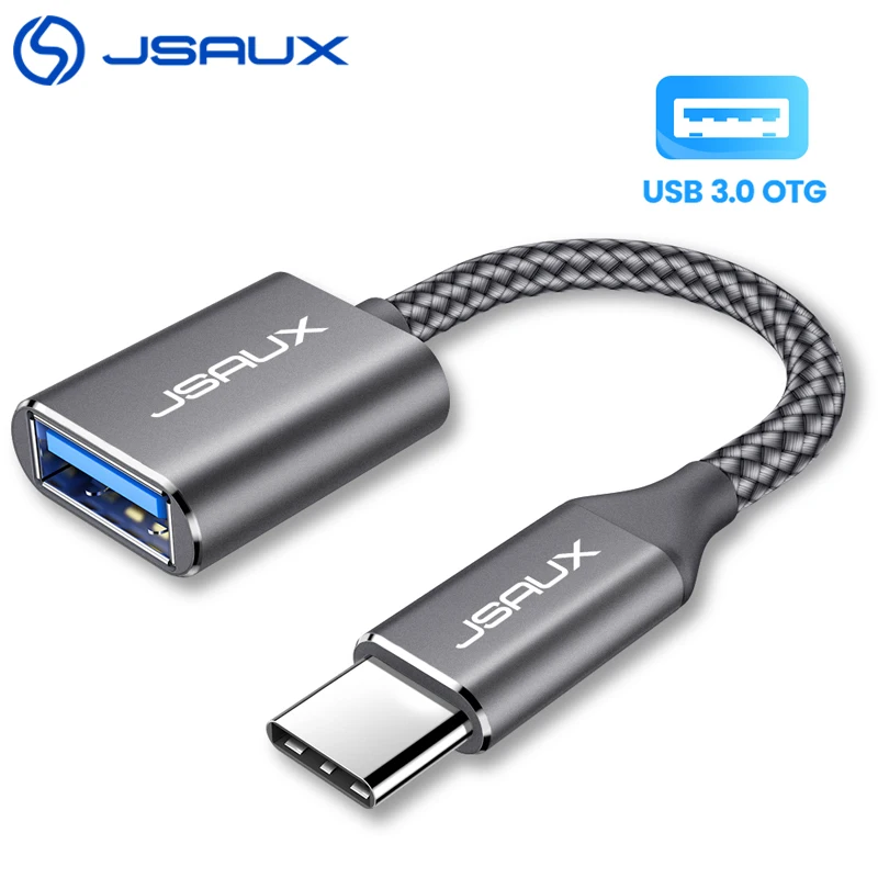 JSAUX USB C Adapter OTG Type C Cable Male to USB A 3.0 Female Thunderbolt 3 Adapter for MacBook Samsung Xiaomi USB C OTG Type-C 
JSAUX USB C Adapter OTG Type C Cable Male to USB A 3.0 Female Thunderbolt 3 Adapter for MacBook Samsung Xiaomi USB C OTG Type-C