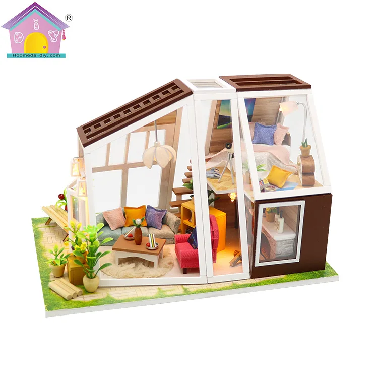 Hoomeda-DIY Creative Puzzle Factory Direct Sales Birthday Gift Building Model Luminous Doll House DIY Cabin Toy House
Hoomeda-DIY Creative Puzzle Factory Direct Sales Birthday Gift Building Model Luminous Doll House DIY Cabin Toy House