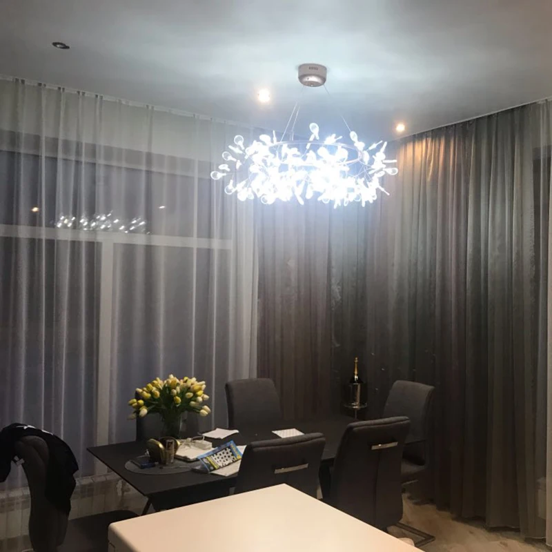 Modern Led chandelier Lighting living Rosa gold lamp Nordic branches lights dining designer Industrial Firefly simple chandelier
Modern Led chandelier Lighting living Rosa gold lamp Nordic branches lights dining designer Industrial Firefly simple chandelier