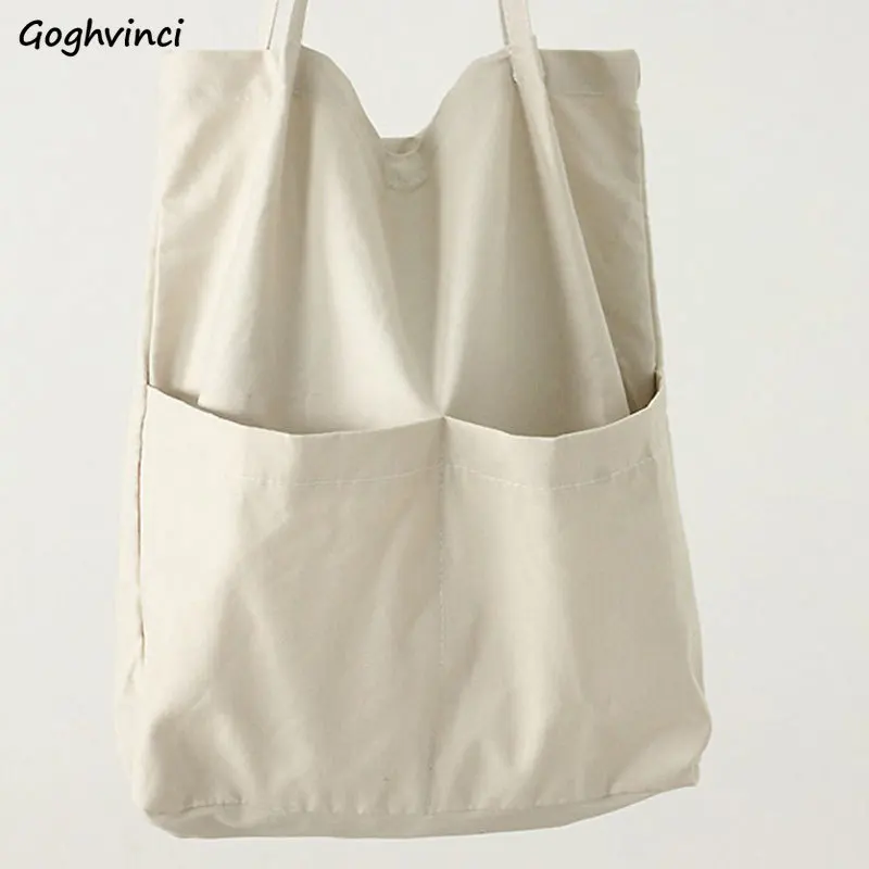 Shopping Bags Women Pockets Large Capacity Canvas Totes Bag Shopper One-shoulder Student Retro Eco Portable All-match Book Pouch
Shopping Bags Women Pockets Large Capacity Canvas Totes Bag Shopper One-shoulder Student Retro Eco Portable All-match Book Pouch