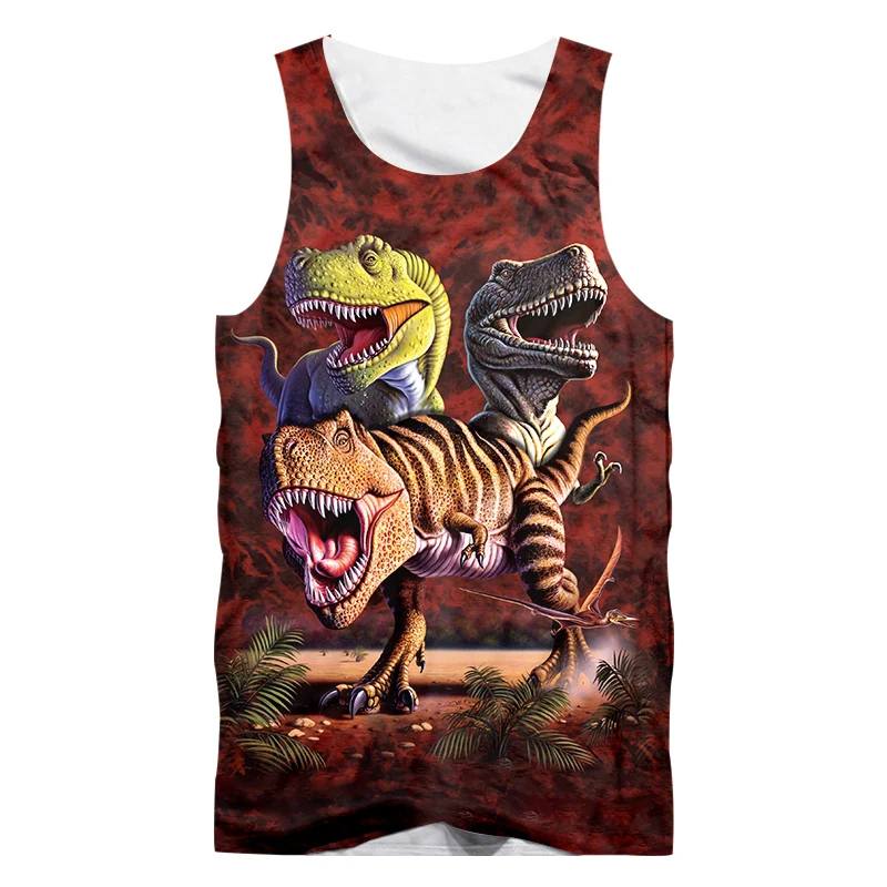 OGKB Dinosaur Graphic Print Tank Top For Men Korean Fashion Sleeveless Pattern Streetwear Top Running Gym Workout Hip Hop Vest
OGKB Dinosaur Graphic Print Tank Top For Men Korean Fashion Sleeveless Pattern Streetwear Top Running Gym Workout Hip Hop Vest
