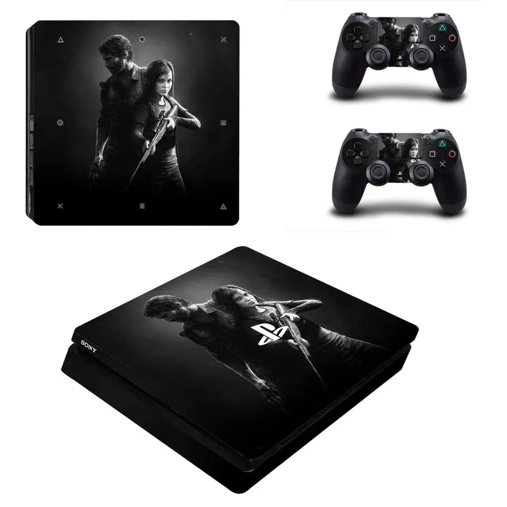 

Game The Last of Us Part 2 PS4 Slim Skin Sticker Decal Vinyl for Playstation 4 Console & Controllers PS4 Slim Skin Sticker Cover