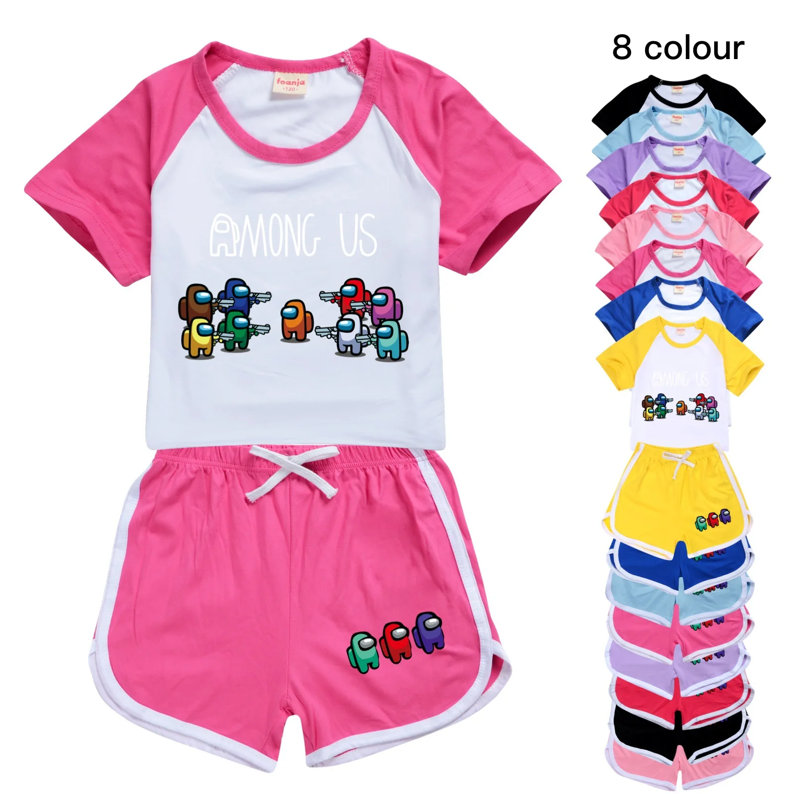 Summer Boys Clothing Set 8 Colors Girls Clothes Sets T-Shirt + Shorts 2pcs Outfit Children Tracksuit 2-16Year
Summer Boys Clothing Set 8 Colors Girls Clothes Sets T-Shirt + Shorts 2pcs Outfit Children Tracksuit 2-16Year