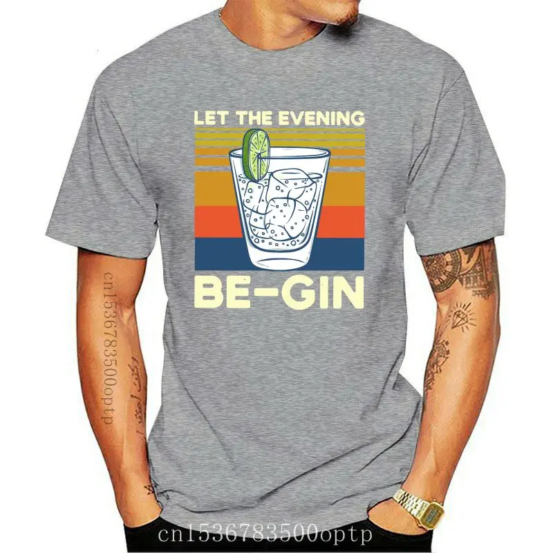 New Let The Evening Be-Gin T Shirt Wine Summer Ice Water Holiday Vintage Tshirt 100% Cotton High Quality Soft Premium Tee Tops
New Let The Evening Be-Gin T Shirt Wine Summer Ice Water Holiday Vintage Tshirt 100% Cotton High Quality Soft Premium Tee Tops