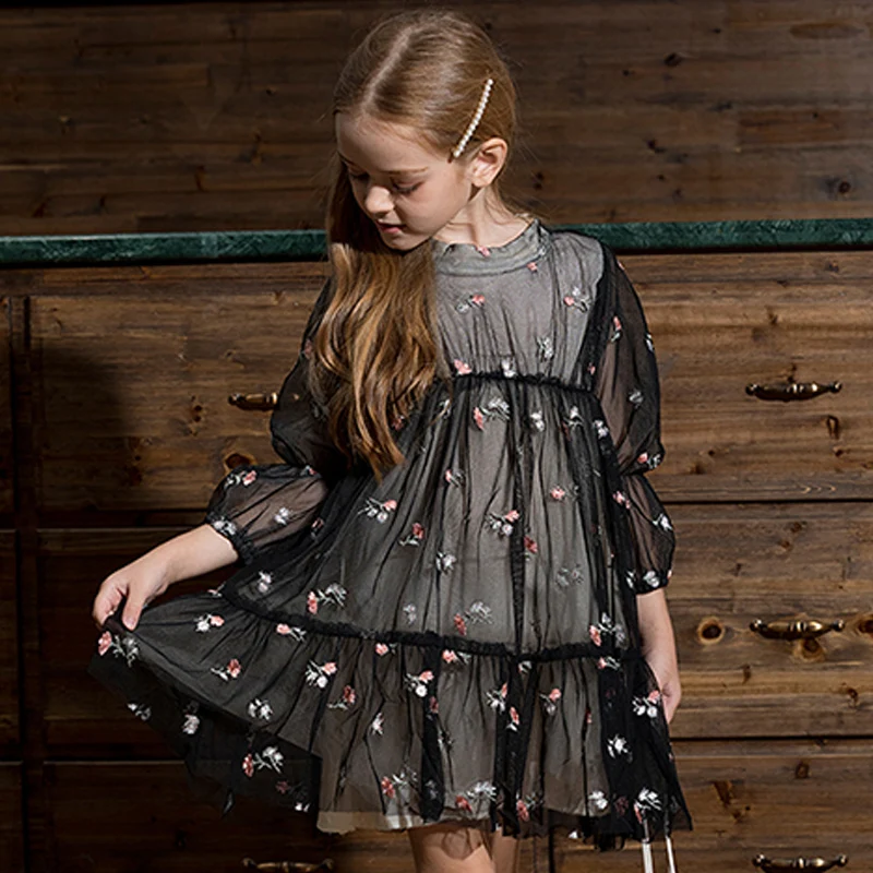 Summer Kids Dresses For Girls Long Sleeve Children Clothing Mesh Tulle Girls Casual Wear Princess Party Dress Baby 2021
Summer Kids Dresses For Girls Long Sleeve Children Clothing Mesh Tulle Girls Casual Wear Princess Party Dress Baby 2021