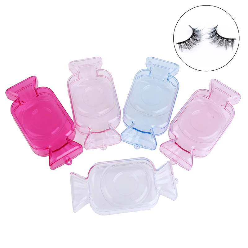 1pcs False Eyelash Packaging Box Bulk Candy Shape Empty Acrylic Lash Package Case 
1pcs False Eyelash Packaging Box Bulk Candy Shape Empty Acrylic Lash Package Case