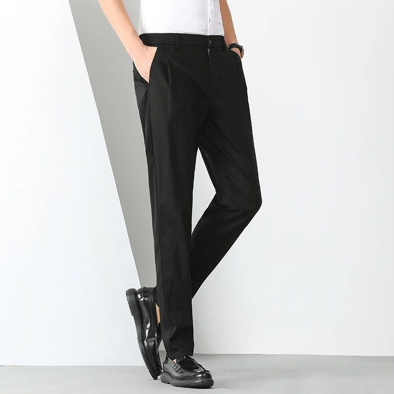 3 Colors 98% Cotton Casual Pants Men 2021 New Classic Style Straight Loose High Waist Elastic Trousers Male Brand Clothes
3 Colors 98% Cotton Casual Pants Men 2021 New Classic Style Straight Loose High Waist Elastic Trousers Male Brand Clothes