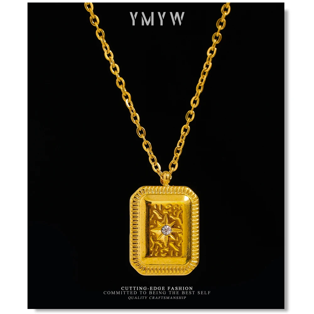 YMYW 2021 Stainless Steel Star Pendant Collar Necklace Metal Chain Gold Women Necklace Jewelry бижутерия для женщин Gift New
YMYW 2021 Stainless Steel Star Pendant Collar Necklace Metal Chain Gold Women Necklace Jewelry бижутерия для женщин Gift New