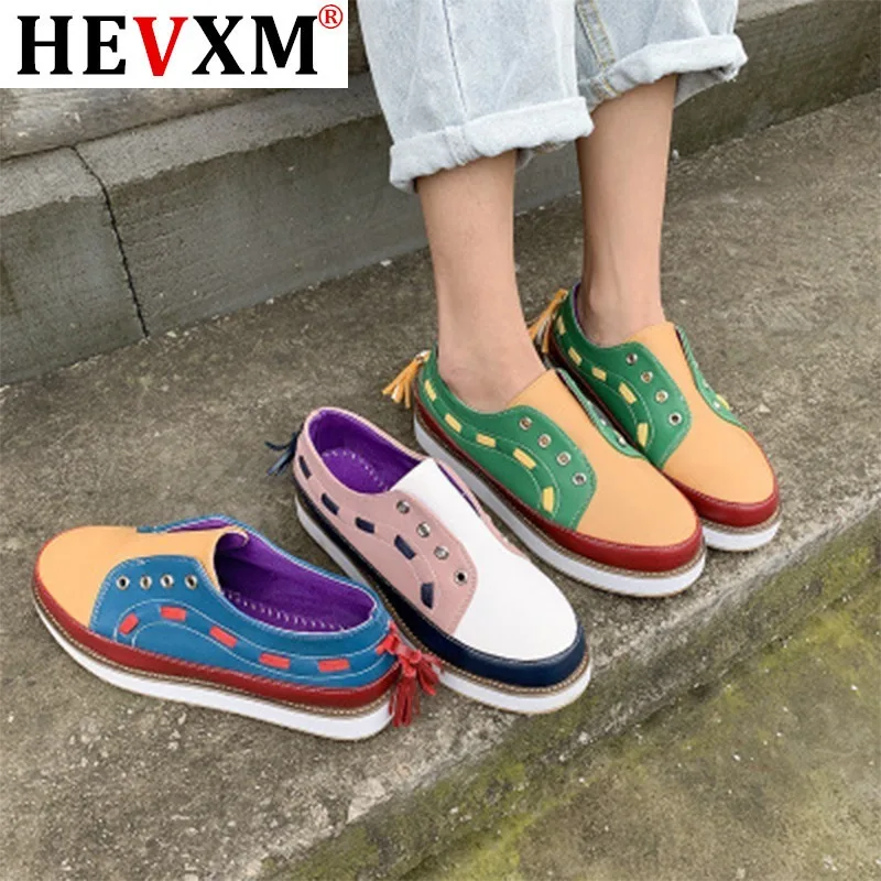 2020 Women Flat Platform Big Size Footwear Female Loafer Mix Color Tassel Shoes Ladies Fashion Slip On Sneakers Woman Shoes
2020 Women Flat Platform Big Size Footwear Female Loafer Mix Color Tassel Shoes Ladies Fashion Slip On Sneakers Woman Shoes