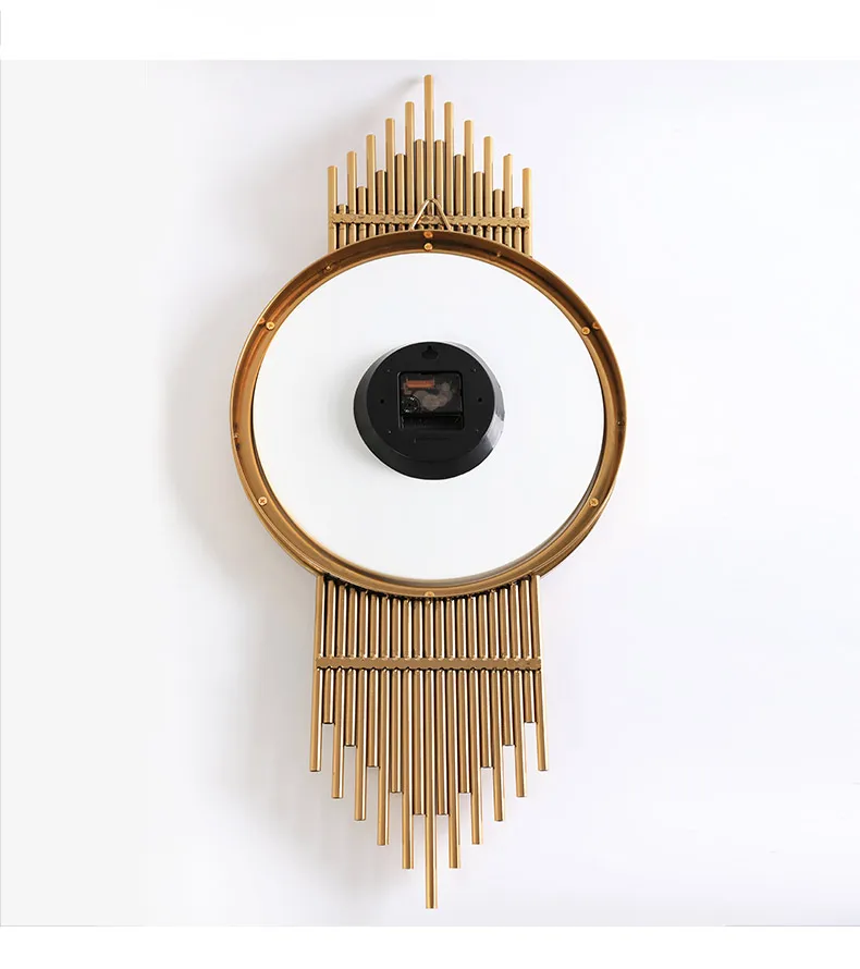 American wall clock home modern light luxury hanging table personality art fashion atmosphere living room clock decoration mute
American wall clock home modern light luxury hanging table personality art fashion atmosphere living room clock decoration mute