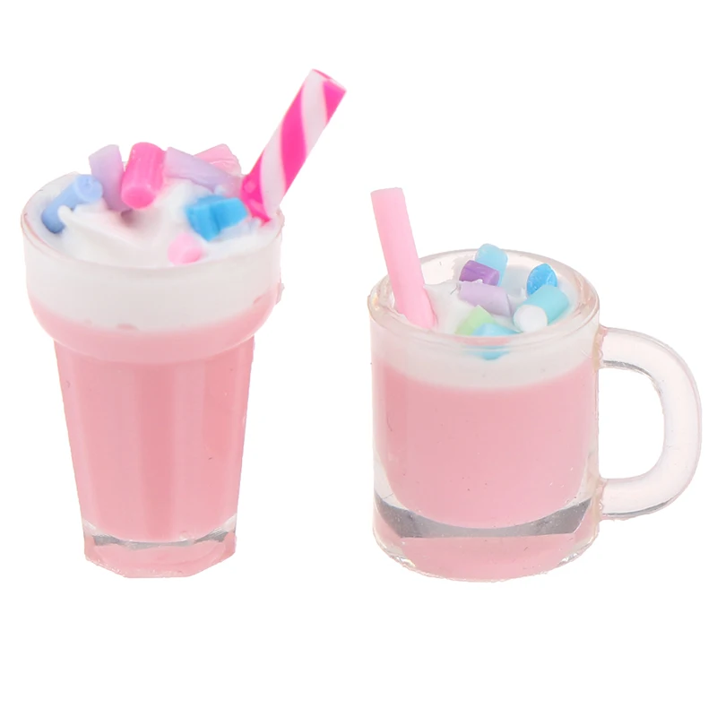 Hot sale 1:12 Dollhouse Miniature Scene Model Drink Pretend Play Simulation Strawberry Milkshake Doll House Accessories Kids Toy
Hot sale 1:12 Dollhouse Miniature Scene Model Drink Pretend Play Simulation Strawberry Milkshake Doll House Accessories Kids Toy