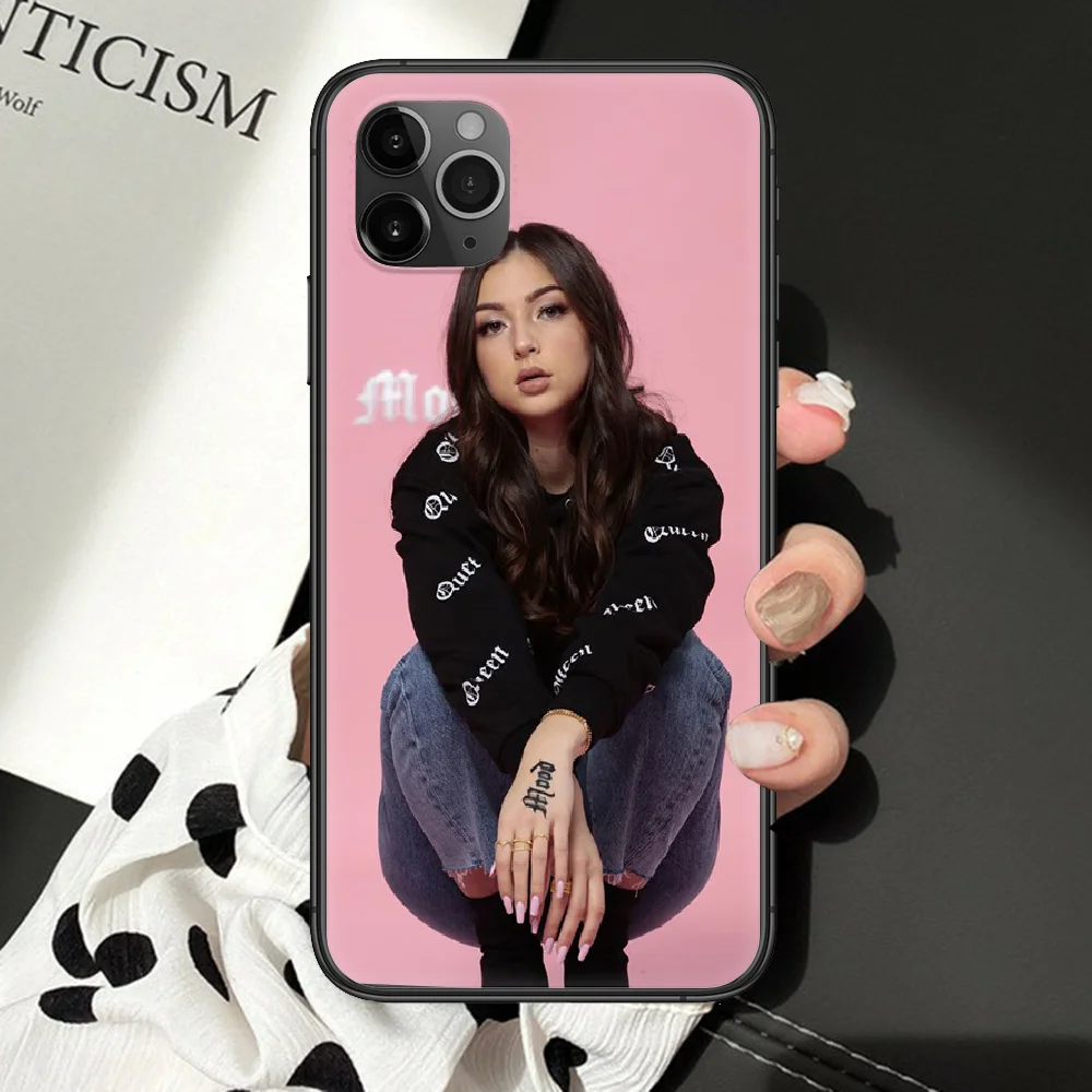 Чехол для телефона eva queen iphone 5 5S SE 2 6 6S 7 8 11 12 Mini Plus X XS XR Pro Max черный 3D чехол из ТПУ prime