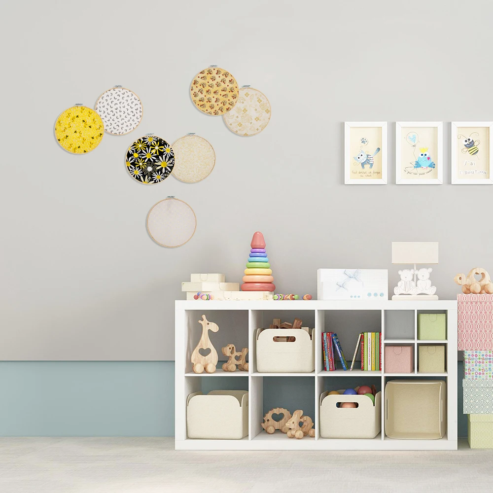 (7pcs/set) original design Nature Bamboo round fabric wall decorations Children's room décor beige printed cotton No.QS23-8
(7pcs/set) original design Nature Bamboo round fabric wall decorations Children's room décor beige printed cotton No.QS23-8
