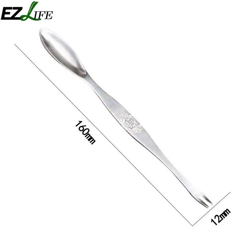 

1PC Steel Claws to eat crab tool seafood crab fork pin stripping fork lobster fruit LPT7425 E7E9