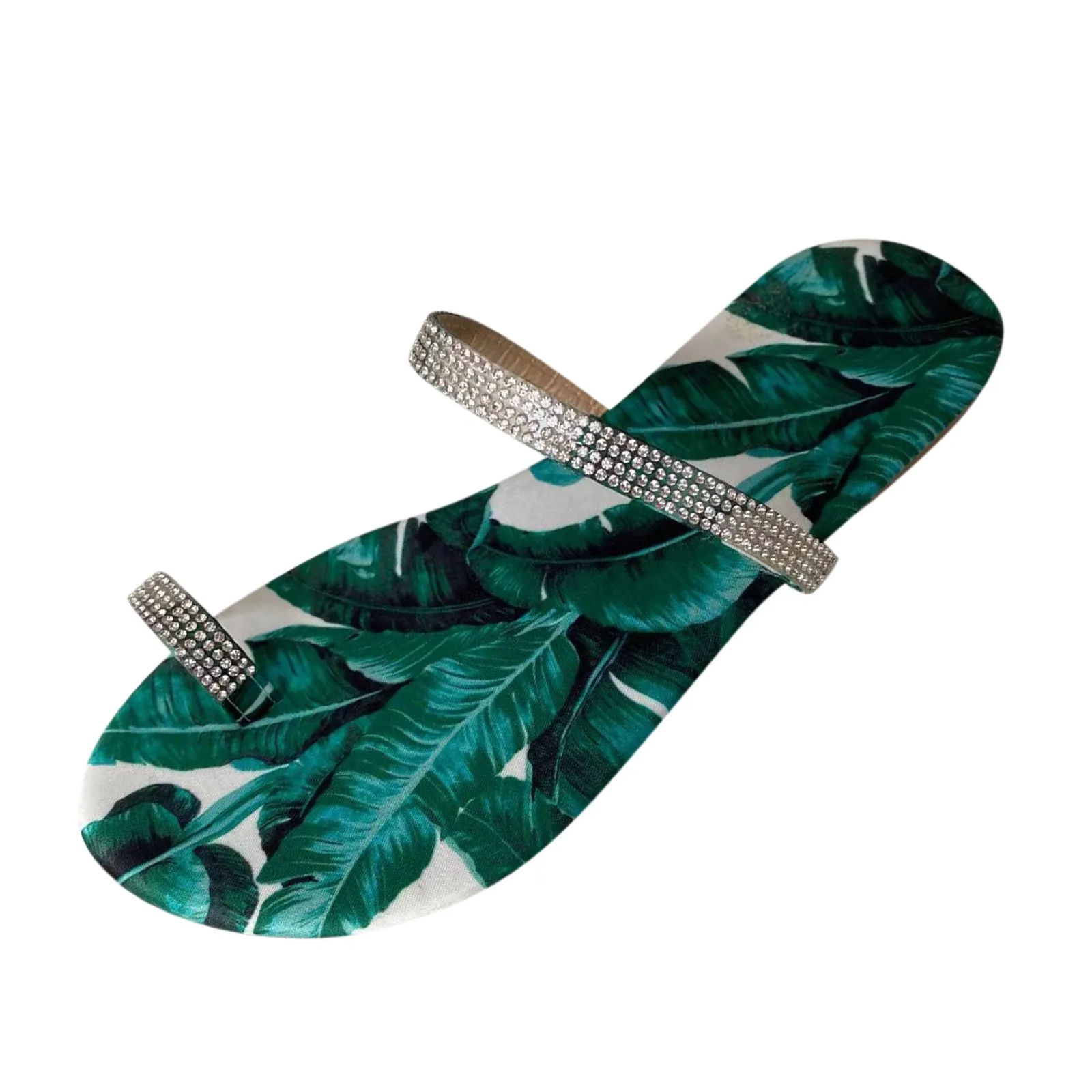 Summer Fashion Large Size Rhinestone Flat Slippers With Slip-on Print Bohemian Flat Sandals Beach Comfortable Slippers
Summer Fashion Large Size Rhinestone Flat Slippers With Slip-on Print Bohemian Flat Sandals Beach Comfortable Slippers