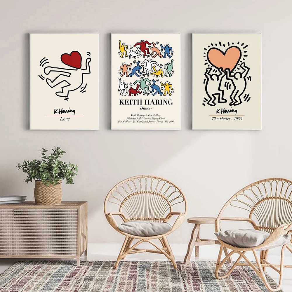 Humanism Figures Holding Heart Pisa Vintage Exhibition Haring Pop Art Canvas Painting Posters and Print Wall Pictures Room Decor
Humanism Figures Holding Heart Pisa Vintage Exhibition Haring Pop Art Canvas Painting Posters and Print Wall Pictures Room Decor