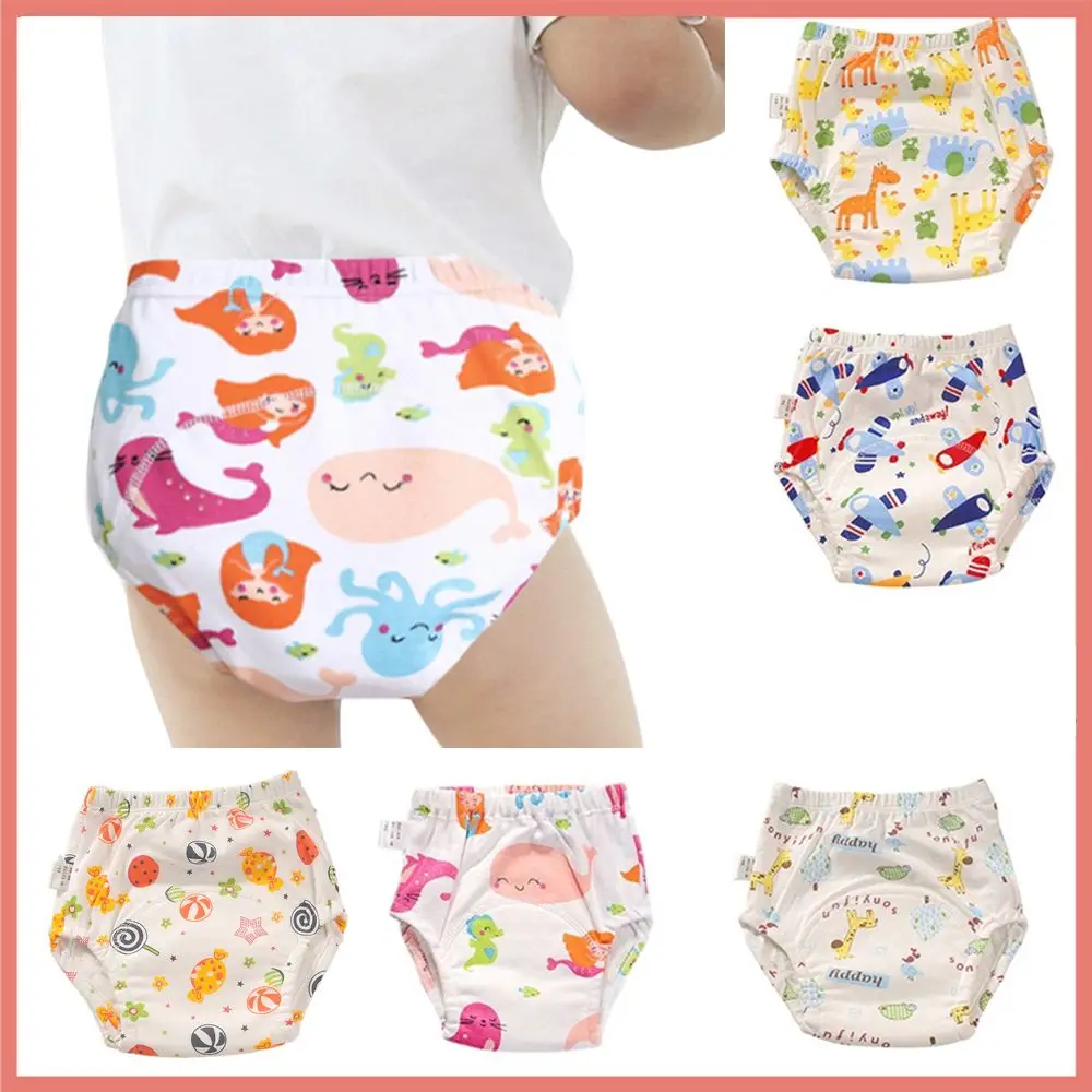 Cartoon Waterproof Reusable Diapers Panties Baby Training Shorts Underwear Cotton Cloth Diaper Nappies Pants For Baby Boys Girls
Cartoon Waterproof Reusable Diapers Panties Baby Training Shorts Underwear Cotton Cloth Diaper Nappies Pants For Baby Boys Girls