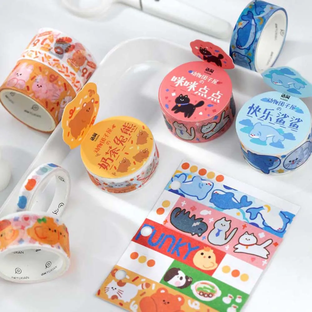 3 pcs/lot Animal group house series Decorative Adhesive Tape Masking Tape set DIY Scrapbooking Sticker Label Japanese Stationery
3 pcs/lot Animal group house series Decorative Adhesive Tape Masking Tape set DIY Scrapbooking Sticker Label Japanese Stationery