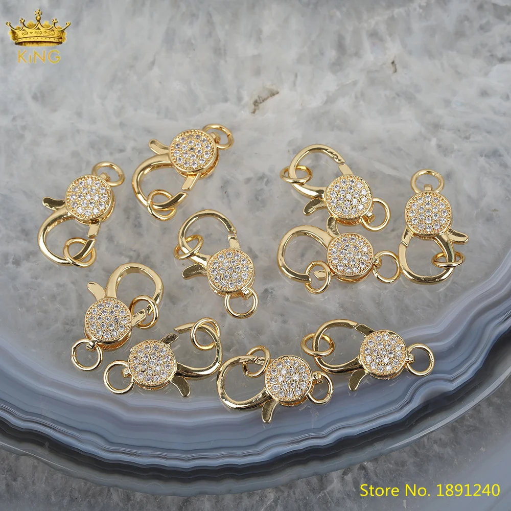 5pcs Zirconia Open Lobster Claps Bracelet Findings Making,CZ Micro Paved Lock Connector Clasps For Pendant Necklace DIY Making
5pcs Zirconia Open Lobster Claps Bracelet Findings Making,CZ Micro Paved Lock Connector Clasps For Pendant Necklace DIY Making