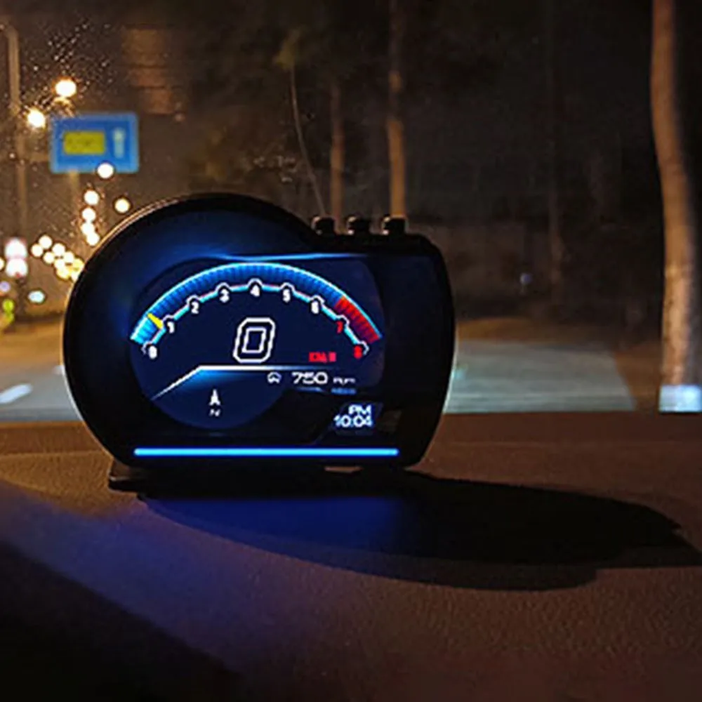 AP-6 Car HUD OBD GPS Dual System Smart Head Up Display With Navigation Speedometer Alarm Over Speed Warning System Oil Tempe RPM
AP-6 Car HUD OBD GPS Dual System Smart Head Up Display With Navigation Speedometer Alarm Over Speed Warning System Oil Tempe RPM