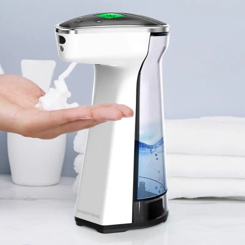 Soap Dispensers 450ML Thermometer Automatic Sensor Foam Soap Dispenser Automatic Hand Washer Non-contact Liquid Soap Dispensers
Soap Dispensers 450ML Thermometer Automatic Sensor Foam Soap Dispenser Automatic Hand Washer Non-contact Liquid Soap Dispensers