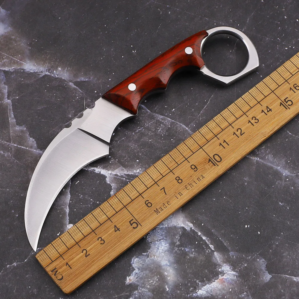D2 Steel Sheet Dalbergia Wood Handle Camping Hunting Outdoor Climbing Fishing Pocket Fruit Portable Multi-tool Fixed Knife
D2 Steel Sheet Dalbergia Wood Handle Camping Hunting Outdoor Climbing Fishing Pocket Fruit Portable Multi-tool Fixed Knife
