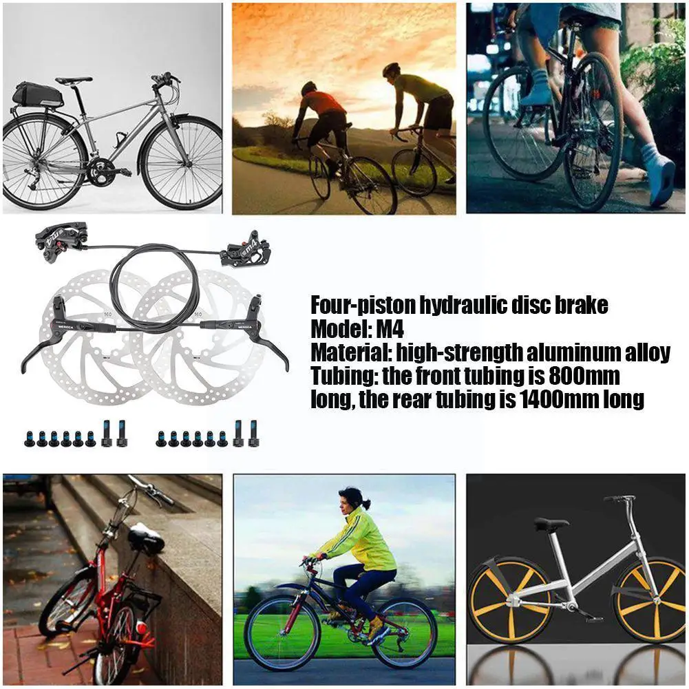 MTB Brake Bicycle Hidraulic Disc Brake Four-Piston Front/Left Right Brake Oil Rear Brake Bike I1D8
MTB Brake Bicycle Hidraulic Disc Brake Four-Piston Front/Left Right Brake Oil Rear Brake Bike I1D8