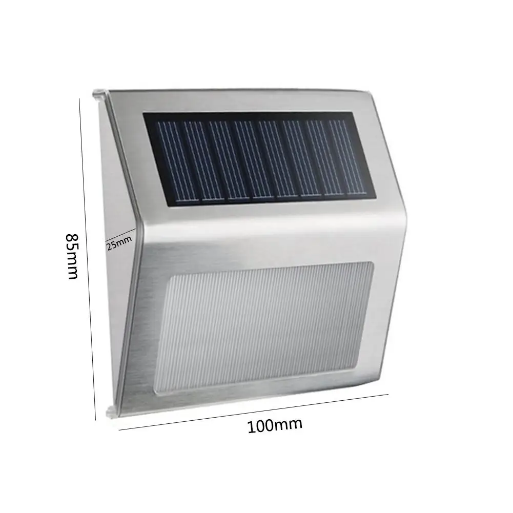 1PCS 3 LED Solar Stair Lights Stainless Steel Garden Light Waterproof Pathway Security Wall Lamp Energy Saving Courtyard Lamp
1PCS 3 LED Solar Stair Lights Stainless Steel Garden Light Waterproof Pathway Security Wall Lamp Energy Saving Courtyard Lamp