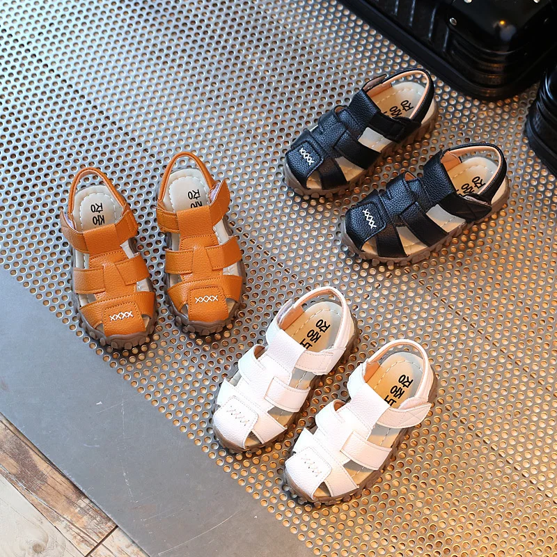 2021 New Children's Sandals Girls Soft Bottom Slip Baotou Toddler Shoes Boys Wear Korean Baby Slippers Breathable Wear-resistant
2021 New Children's Sandals Girls Soft Bottom Slip Baotou Toddler Shoes Boys Wear Korean Baby Slippers Breathable Wear-resistant