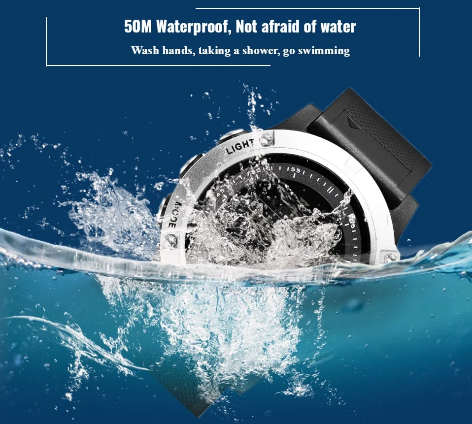 Fashion Digital Men Watch relogio masculino Military Green Waterproof Sport man Watch electronic LED Wristwatch Reloj Hombre 
Fashion Digital Men Watch relogio masculino Military Green Waterproof Sport man Watch electronic LED Wristwatch Reloj Hombre