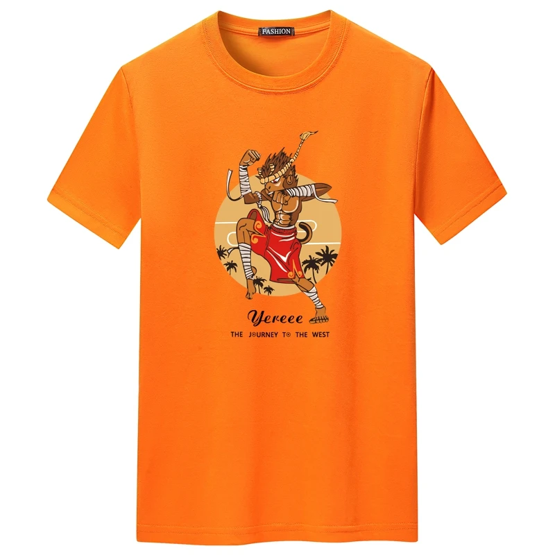 2021 summer new men's O-neck short-sleeved trend men's fashion printed T-shirt loose and breathable 60 cotton short-sleeved top
2021 summer new men's O-neck short-sleeved trend men's fashion printed T-shirt loose and breathable 60 cotton short-sleeved top