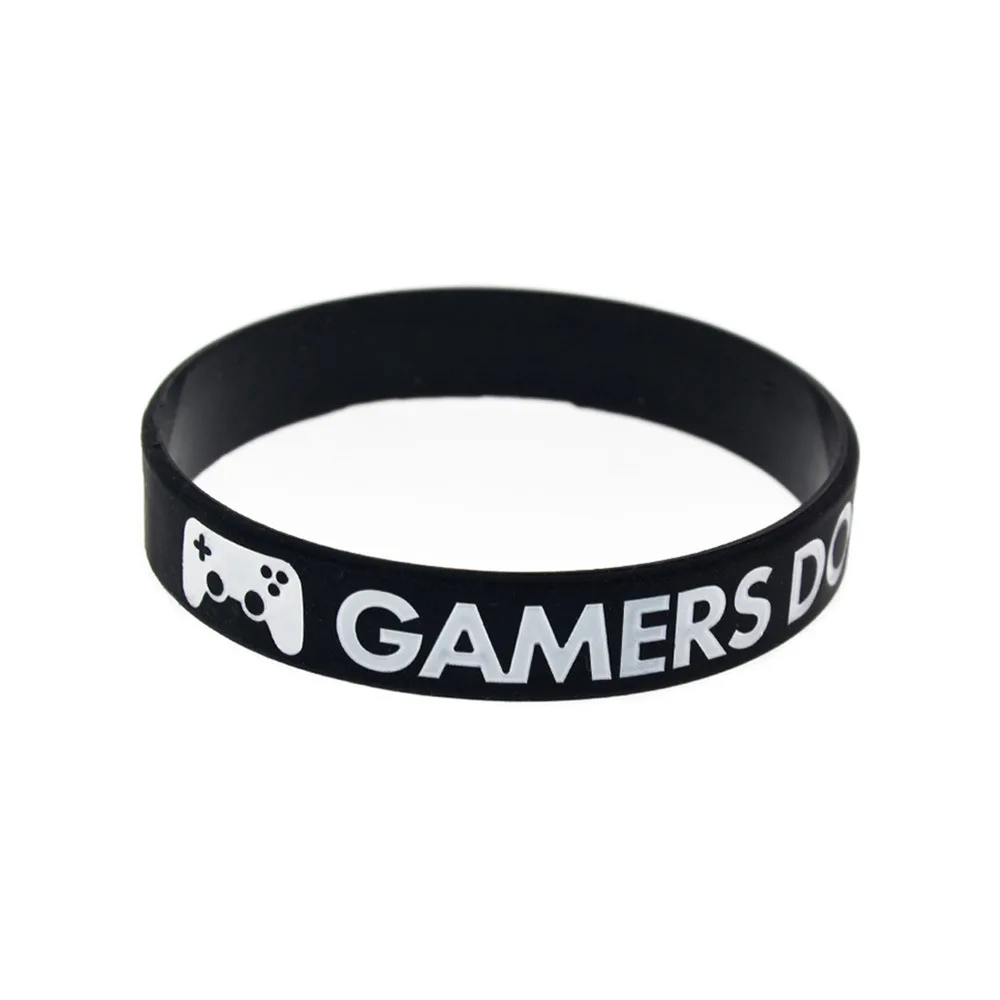 Fashion Gamers Don't Die They Respawn Silicone Bracelet Game Slogan Hand Strap hot sale
Fashion Gamers Don't Die They Respawn Silicone Bracelet Game Slogan Hand Strap hot sale