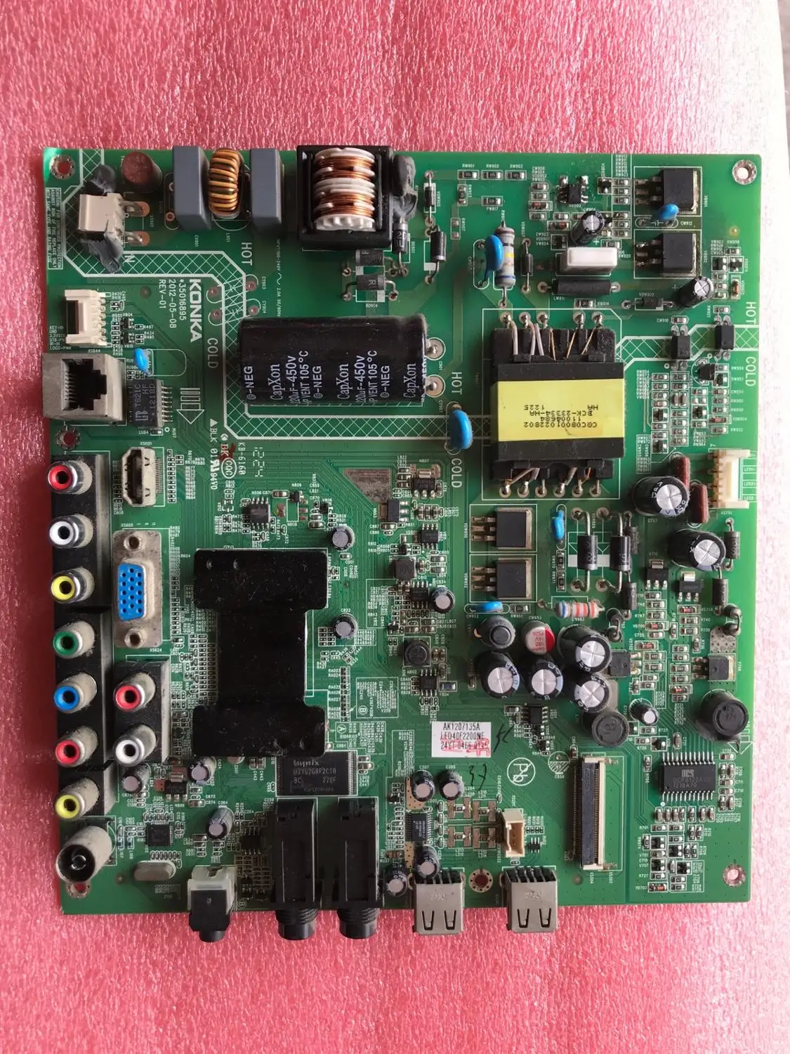 Оригинальная материнская плата Kangjia LED40F2200NE с экраном 35016895 720 00024yt
Оригинальная материнская плата Kangjia LED40F2200NE с экраном 35016895 720 00024yt