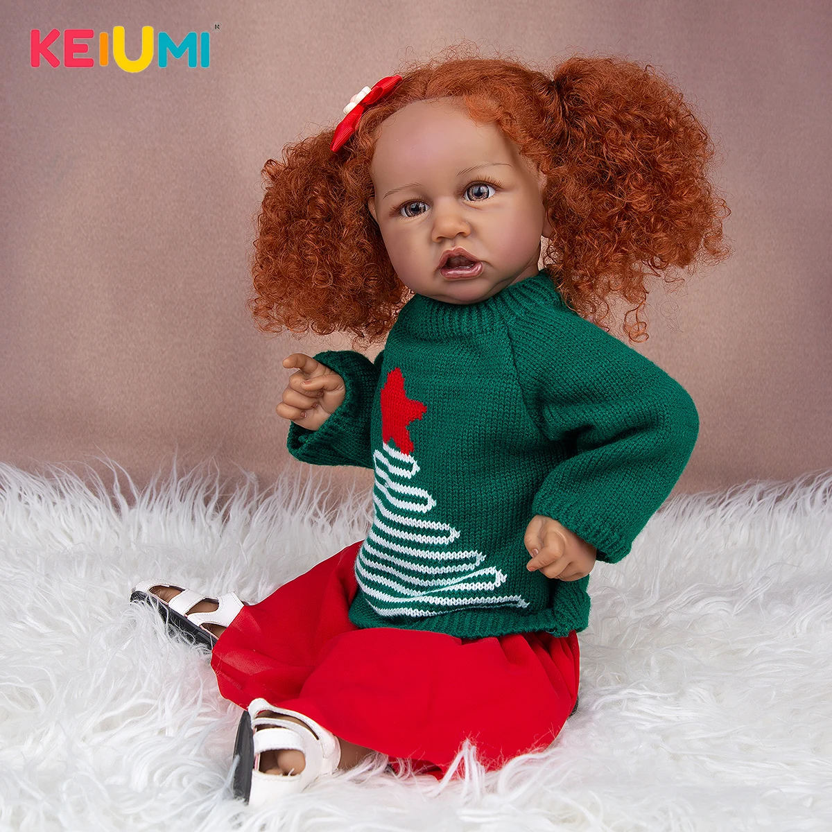 KEIUMI 57 см милые кудрявые волосы Reborn Baby Doll зеленый свитер красная юбка живая Reborn для детей подарок
KEIUMI 57 см милые кудрявые волосы Reborn Baby Doll зеленый свитер красная юбка живая Reborn для детей подарок
