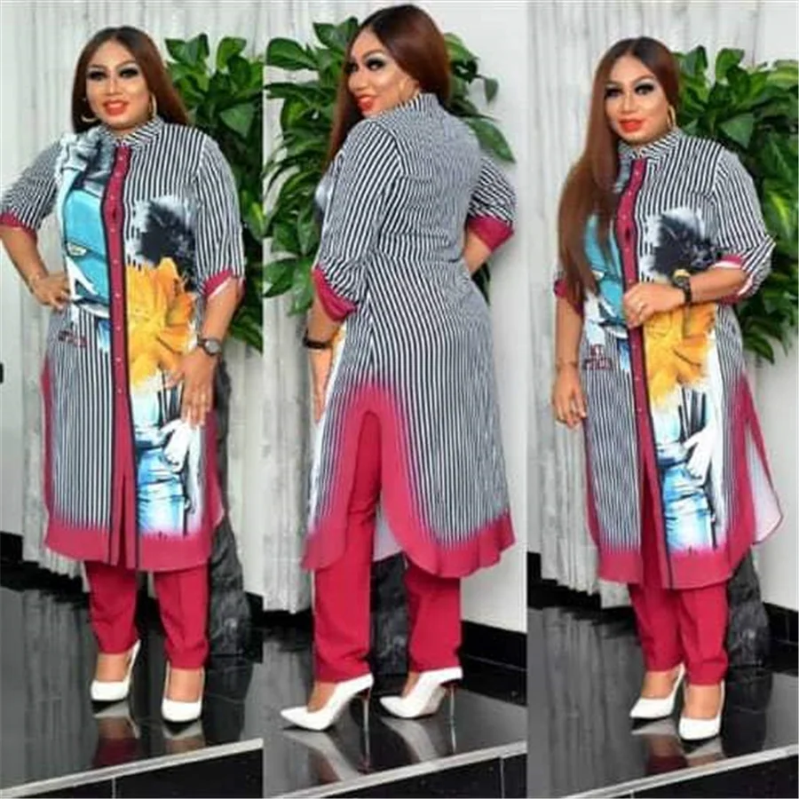 BAIBAZIN 2021 African mother's long lining dress set two piece linen fashion digital printing with hot drill
BAIBAZIN 2021 African mother's long lining dress set two piece linen fashion digital printing with hot drill