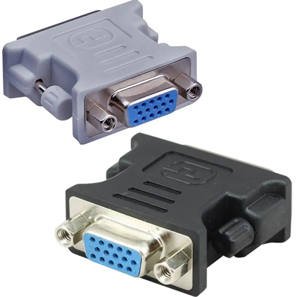 DVI-I 24+5 to VGA Cable Adapter DVI-I VGA Male to Female Converter 1080P Video Connector for PC laptop HDTV Monitor LCD DVD
DVI-I 24+5 to VGA Cable Adapter DVI-I VGA Male to Female Converter 1080P Video Connector for PC laptop HDTV Monitor LCD DVD