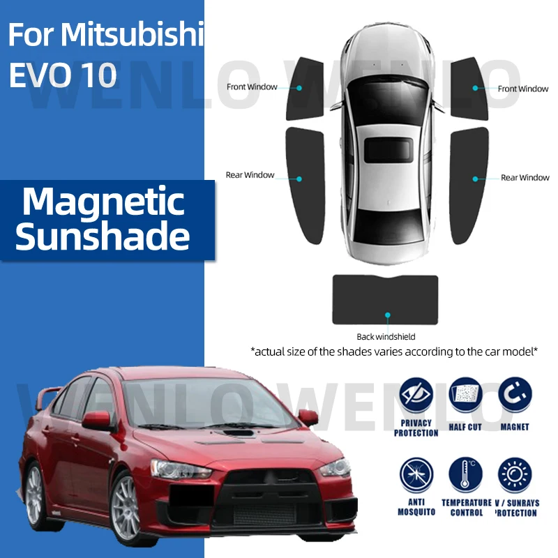 Магнитный козырек от солнца для Mitsubishi EVO 10, шторы на ветровое стекло дюйма, нейлоновый
Магнитный козырек от солнца для Mitsubishi EVO 10, шторы на ветровое стекло дюйма, нейлоновый