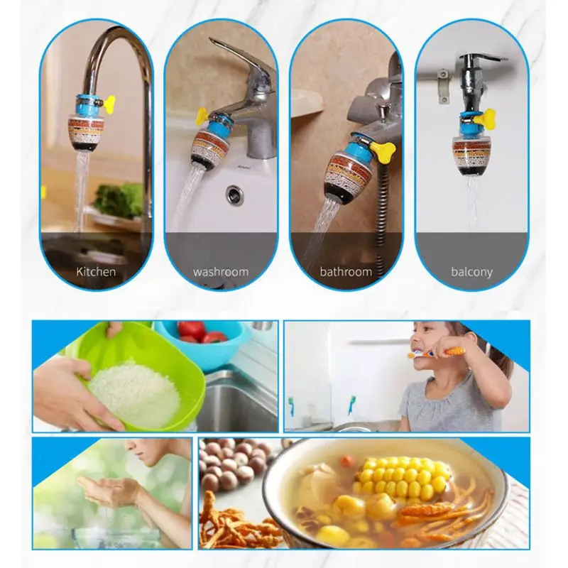 Activated Carbon Mini Universal Interface Faucet Water Filters Purifier Clean Water Faucet Replacement Spool for Home
Activated Carbon Mini Universal Interface Faucet Water Filters Purifier Clean Water Faucet Replacement Spool for Home