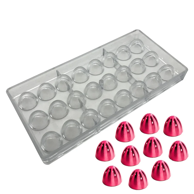 Goldbaking Polycarbonate Cone Chocolate Mold Half Egg Candy Mould DIY Poly-carbonate Mold
Goldbaking Polycarbonate Cone Chocolate Mold Half Egg Candy Mould DIY Poly-carbonate Mold