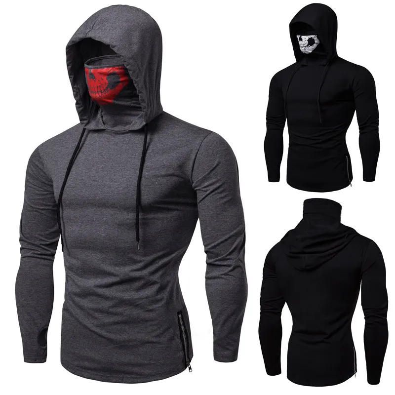 Mens Thin Hoodie Long Sleeve Hoodies With Mask Sweatshirt Casual Splice Mask Sweatshirt Hooded Tops
Mens Thin Hoodie Long Sleeve Hoodies With Mask Sweatshirt Casual Splice Mask Sweatshirt Hooded Tops